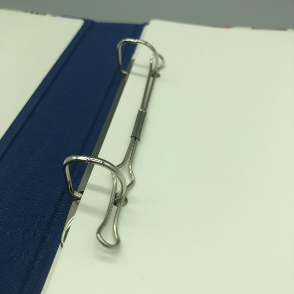 Ringbuch Planer A5 blau Innenseite Ringmechanik D-Ring